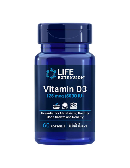 Suplemento Life Extension Vitamina E 268mg + D3 125mcg Suplemento Life Extension Vitamina E 268mg + D3 125mcg