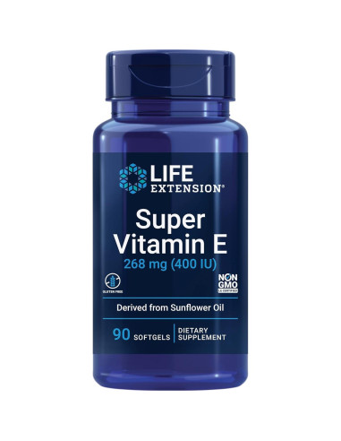 Suplemento Life Extension Vitamina E 268mg + D3 125mcg