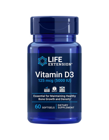 Suplemento Life Extension Vitamina E 268mg + D3 125mcg Suplemento Life Extension Vitamina E 268mg + D3 125mcg