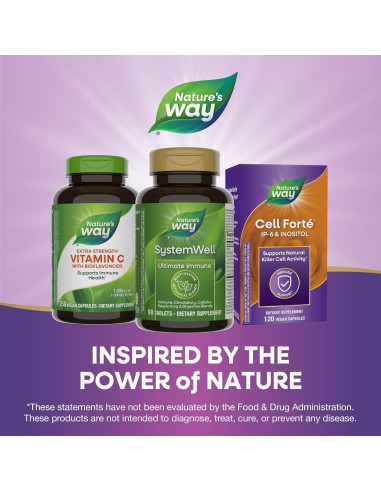 Tabletas Inmunológicas Nature's Way 90 Unidades Vitaminas A, C, D, Zinc
