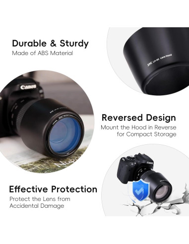 Protector de Sombra Reversible Jinjiacheng para Canon EF 75-300mm