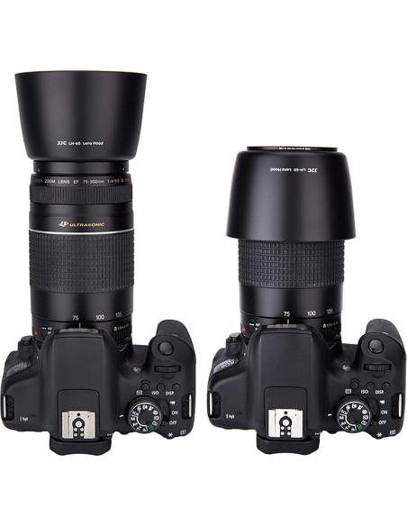 Protector de Sombra Reversible Jinjiacheng para Canon EF 75-300mm