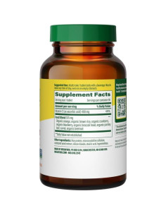 MegaFood Ultra C 400 mg - Suplemento Vegano Inmunológico 60 Tabletas 2