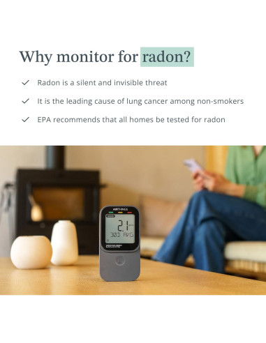 Detector de Radón Digital Airthings Corentium Home 2 - Bluetooth