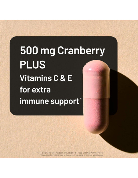 NatureWise Pastillas de Arándano 60 Cápsulas - Salud Urinaria