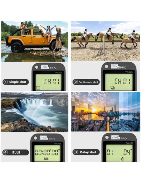 Control Remoto Inalámbrico Pixel TW283-DC0 para Nikon