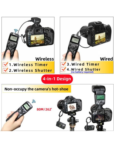 Control Remoto Inalámbrico Pixel TW283-DC0 para Nikon