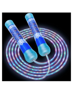 Cuerda de Salto LED YongnKids Ajustable 2.13m para Niños