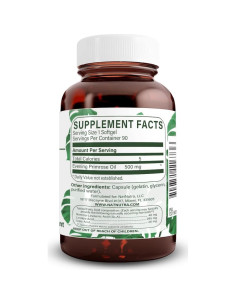 Suplemento Aceite de Onagra Natural Nutra 500 mg 90 Cápsulas 2