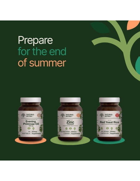 Suplemento Aceite de Onagra Natural Nutra 500 mg 90 Cápsulas