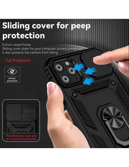 Funda para iPhone 11 Pro Max Vokuha con Protector de Pantalla y Soporte