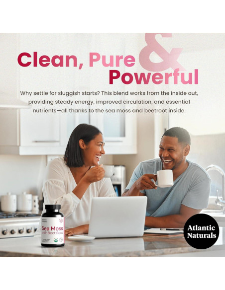 Cápsulas de Musgo Marino Irlandés Premium con Remolacha - 120 ct