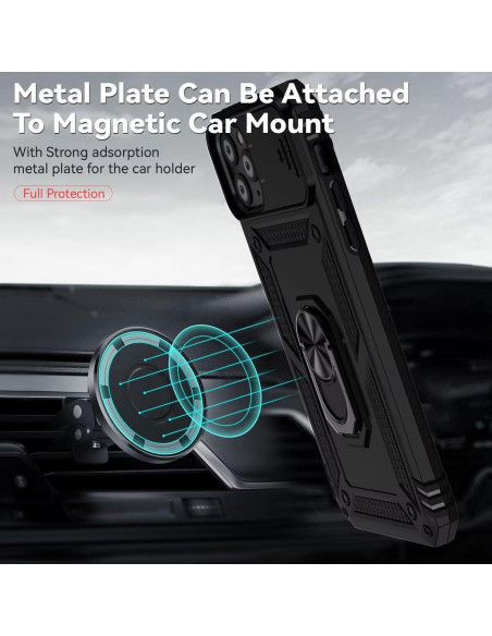 Funda para iPhone 11 Pro Max Vokuha con Protector de Pantalla y Soporte