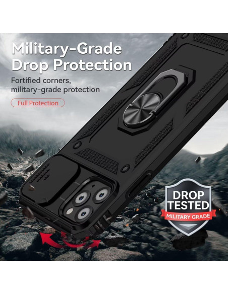 Funda para iPhone 11 Pro Max Vokuha con Protector de Pantalla y Soporte