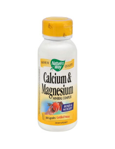 Complejo Mineral Calcio y Magnesio Nature's Way 100 Cápsulas 2
