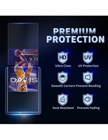 200 Fundas para Cartas PJU - 100 Toploaders y 100 Fundas