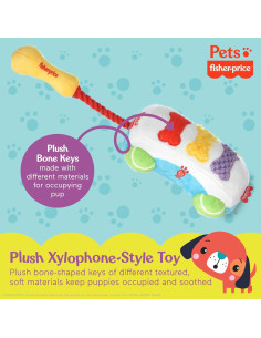 Juguete de Peluche Xilófono Fisher-Price para Cachorros 2