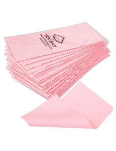 Paño de Limpieza de Joyería Youbay 30 Piezas 8x16cm