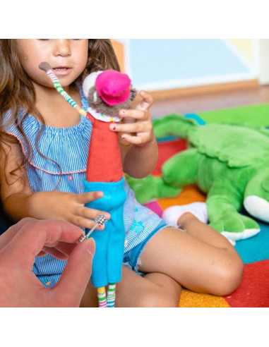 5PCS Mancuernas Miniatura Veemoon 2.79 cm Decoración Casa Muñecas