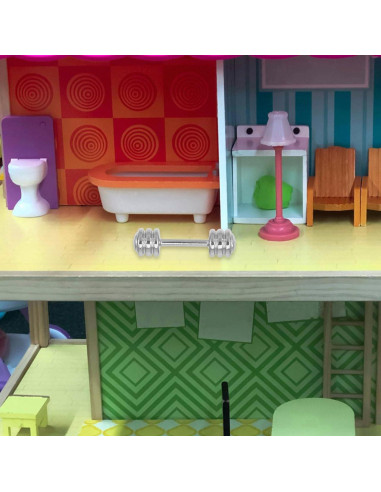 5PCS Mancuernas Miniatura Veemoon 2.79 cm Decoración Casa Muñecas