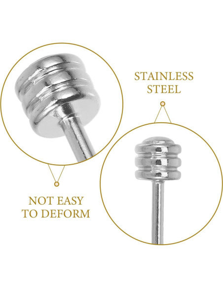 5PCS Mancuernas Miniatura Veemoon 2.79 cm Decoración Casa Muñecas