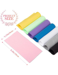 Paño de Limpieza de Joyería Youbay 30 Piezas 8x16cm 2