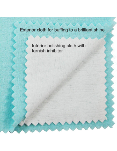 Paño de Cuidado de Joyería Blitz 2 Paquetes 81.9g Ecológico