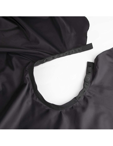 Capa de Barbero Delkinz Impermeable Unisex con Cierre Ajustable