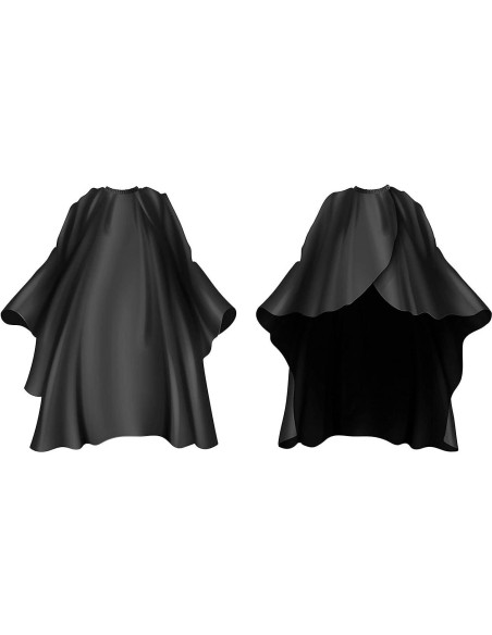 Capa de Barbero Delkinz Impermeable Unisex con Cierre Ajustable