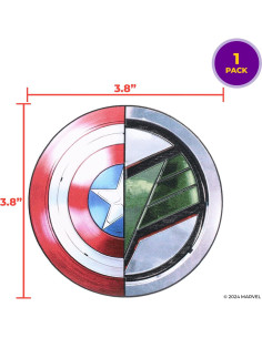 Topper de pastel Marvel Capitán América y Falcon DecoPac 2