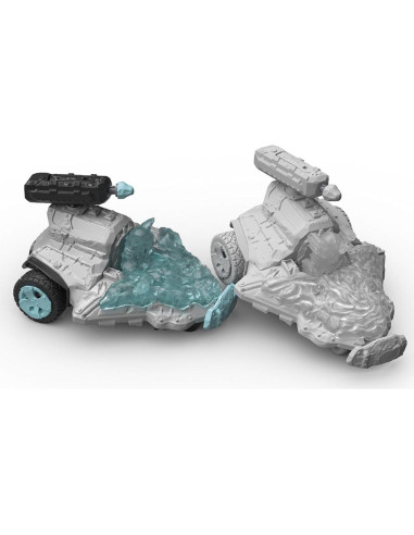 Vehículo de Hielo Jet Schleich 42664 con Mini Criatura 15PC