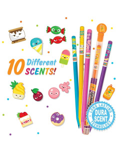 Smencils de Color Scentco - Lápices Aromatizados 10 Piezas 2