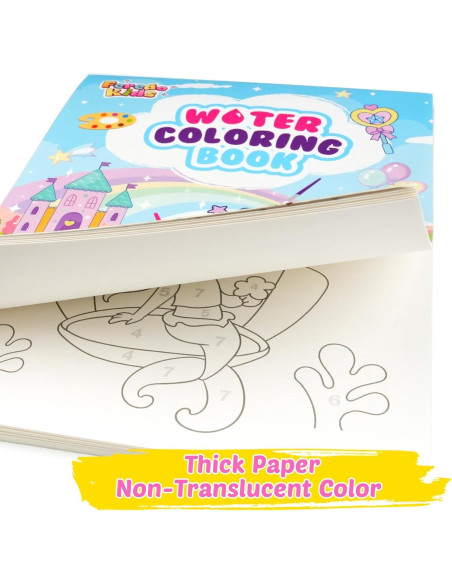 FEREDO KIDS Libro de Pintura Acuarela Unicornio 25.4x17.8cm