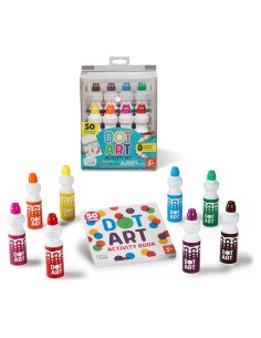 Kit de Actividad de Arte con Puntos Buffalo Games - 8 Marcadores y Libro de Colorear