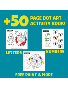 Kit de Actividad de Arte con Puntos Buffalo Games - 8 Marcadores y Libro de Colorear 2