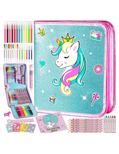 Juego de Marcadores Lavables Unicornio ABERLLS - 42 Piezas