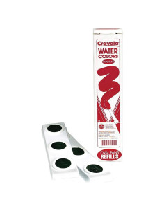 Recargas de Pintura Acuarela Negra Crayola - 6 Pans