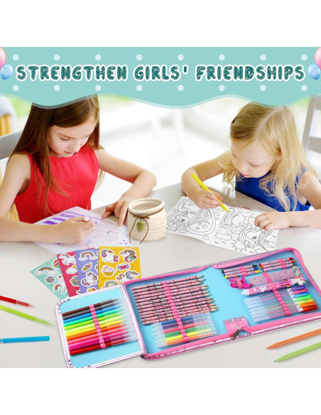 Juego de Marcadores Lavables Unicornio ABERLLS - 42 Piezas Juego de Marcadores Lavables Unicornio ABERLLS - 42 Piezas