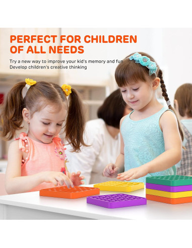 Set de 12 Juguetes Antiestrés Kakukokas - Sensoriales Push Pop