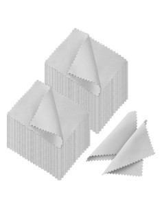 Paños de Pulido de Joyería Tatuo 200 Piezas 6x8 cm Microfibra