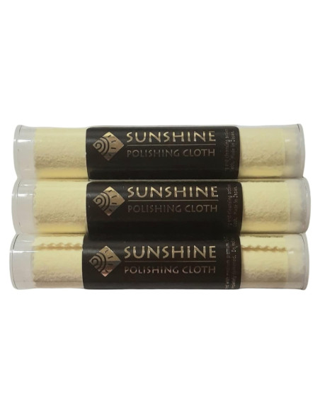 Paños de Pulido Sunshine 3 Tubos para Joyería Oro Plata