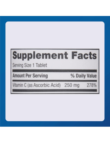 Vitamina C 250 Mg Major - Suplemento Dietético 100 Tabletas