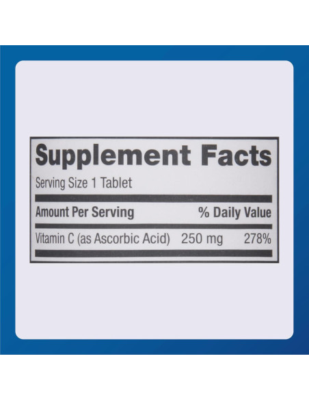 Vitamina C 250 Mg Major - Suplemento Dietético 100 Tabletas