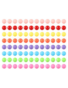 Bolas de Mármol Acrílicas Laviesto 12mm 96 Piezas Multicolores