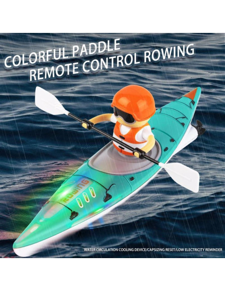 Barco RC GoolRC Azul 2.4GHz con Luces LED para Niños