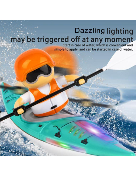 Barco RC GoolRC Azul 2.4GHz con Luces LED para Niños