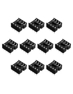 Zócalo DIP IC 8 Pines Reusable Rebower 2.54mm 20 Piezas