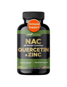 Suplemento Gade Nutrition NAC Quercetina Zinc 60 Cápsulas