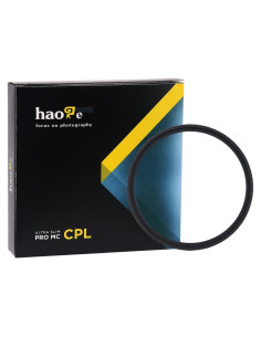 Filtro Polarizador Circular Haoge 37mm Multicapa para Cámaras