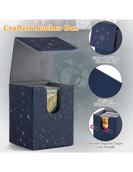 Caja de Barajas Arkeiliy 4 Paquete con 200 Fundas para Cartas